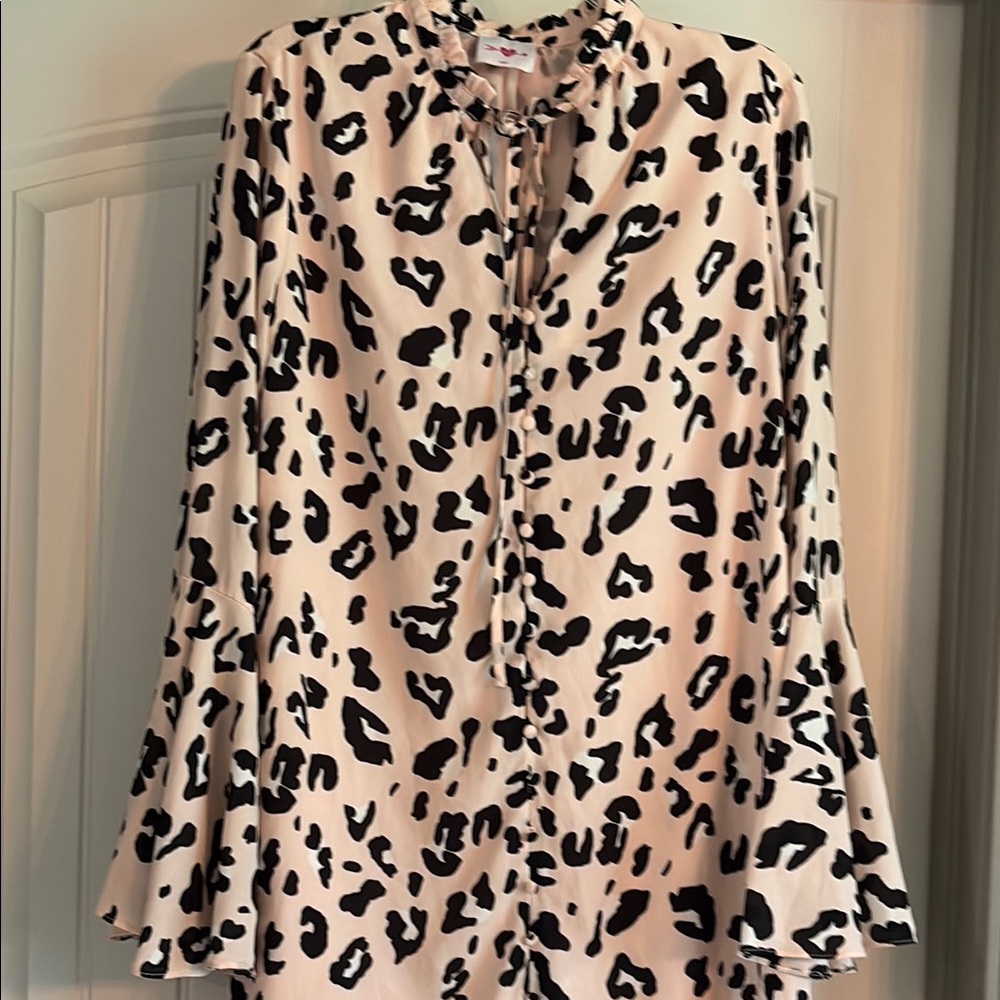 Leopard Print Women's Top